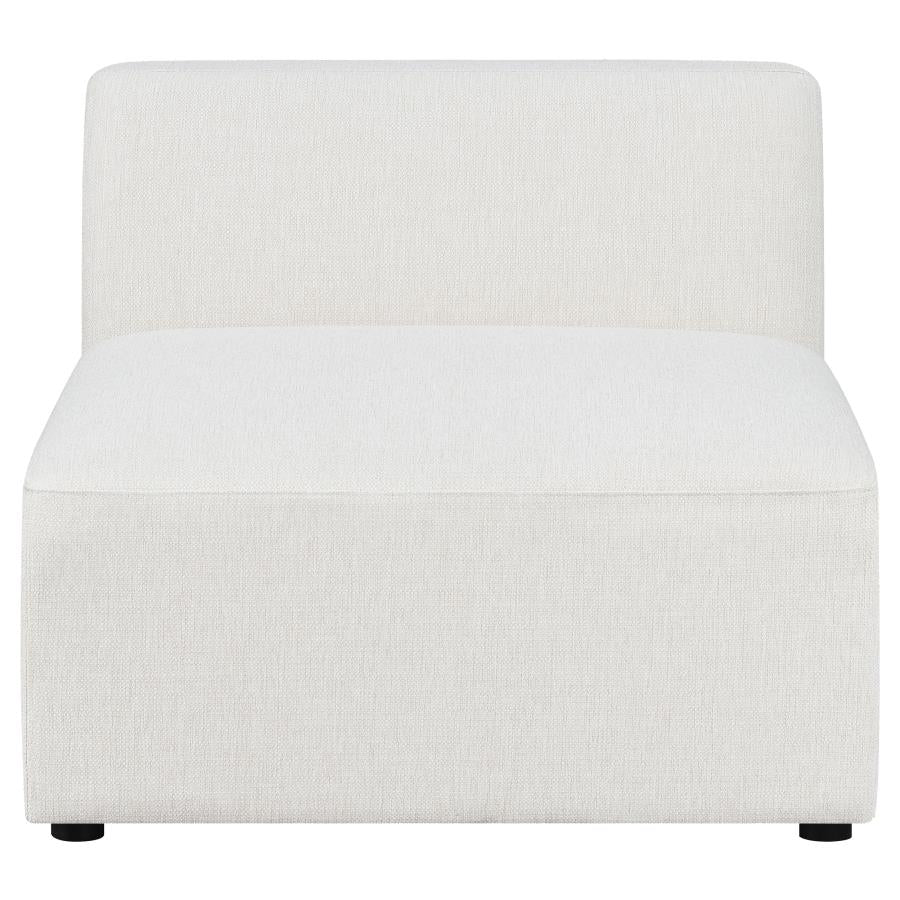 Freddie White Armless Chair - MyWaynesHome #