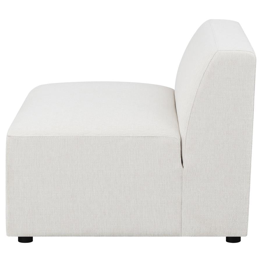 Freddie White Armless Chair - MyWaynesHome #
