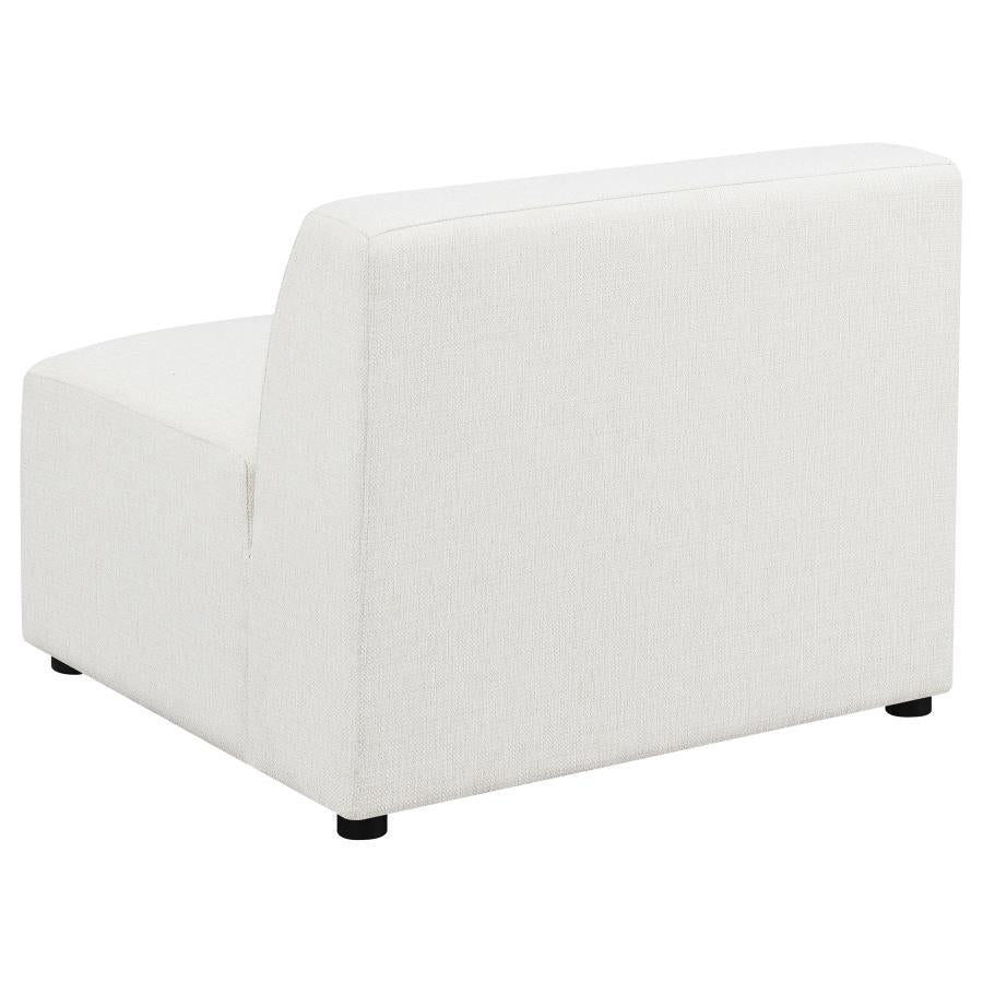 Freddie White Armless Chair - MyWaynesHome #