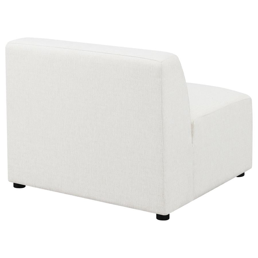 Freddie White Armless Chair - MyWaynesHome #