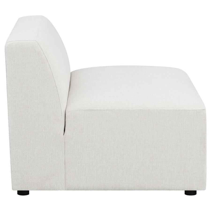 Freddie White Armless Chair - MyWaynesHome #