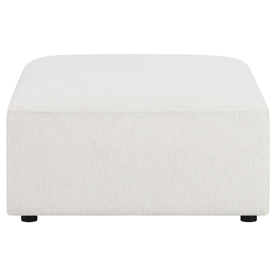 Freddie White Ottoman - MyWaynesHome #