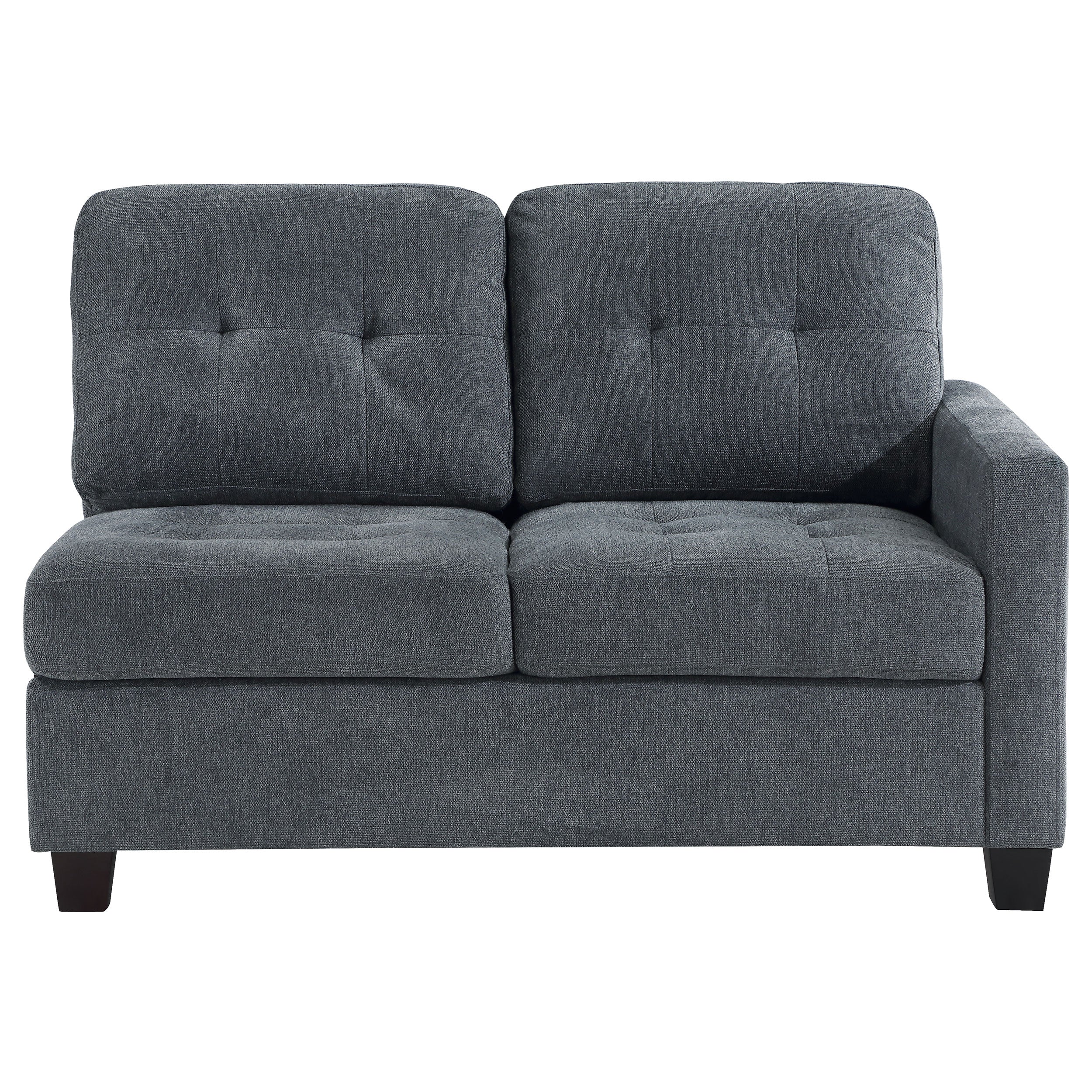 Georgina Upholstered Raf Chair Steel Grey - MyWaynesHome #