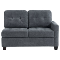 Georgina Upholstered Raf Chair Steel Grey - MyWaynesHome #