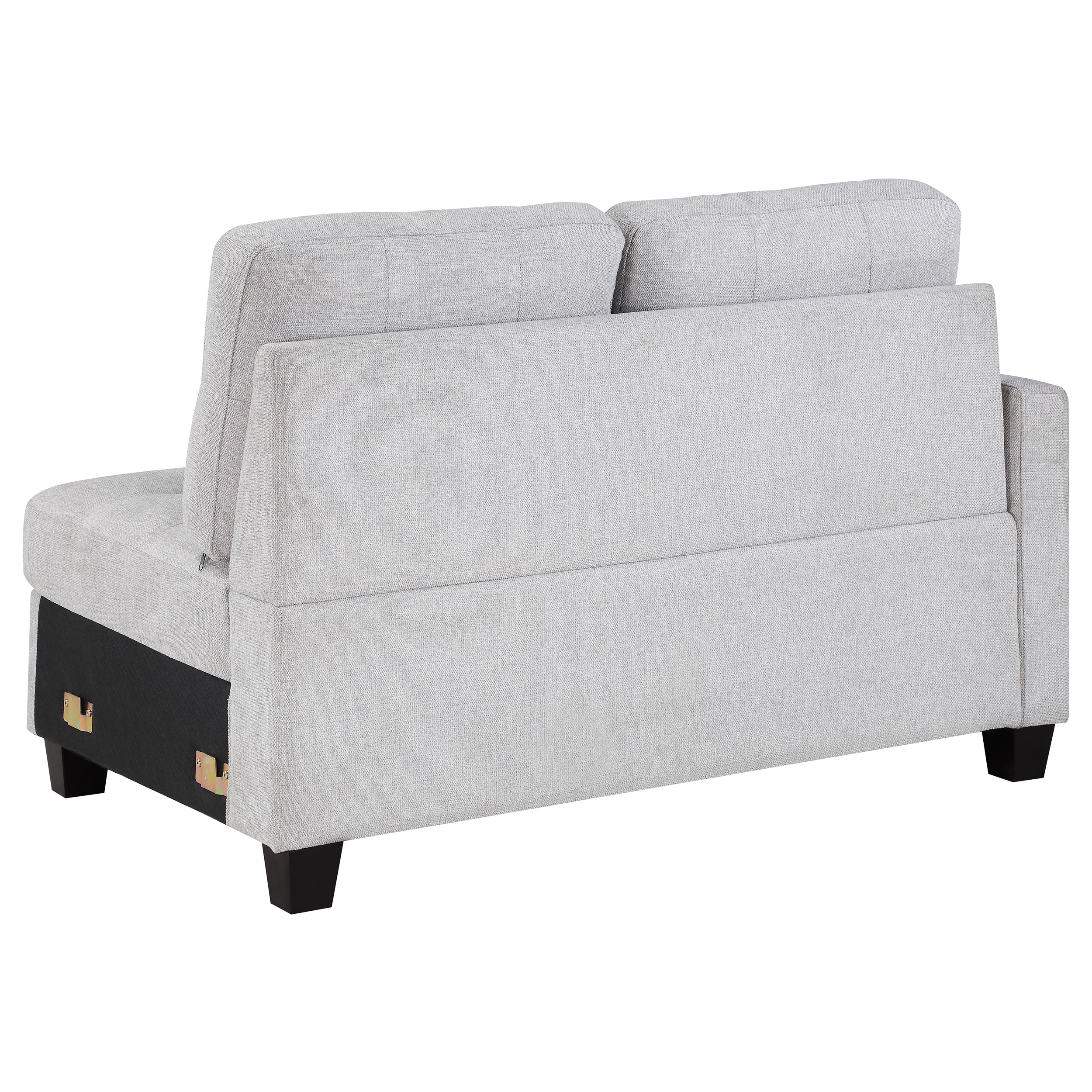 Georgina Upholstered Raf Chair Steel Beige - MyWaynesHome #