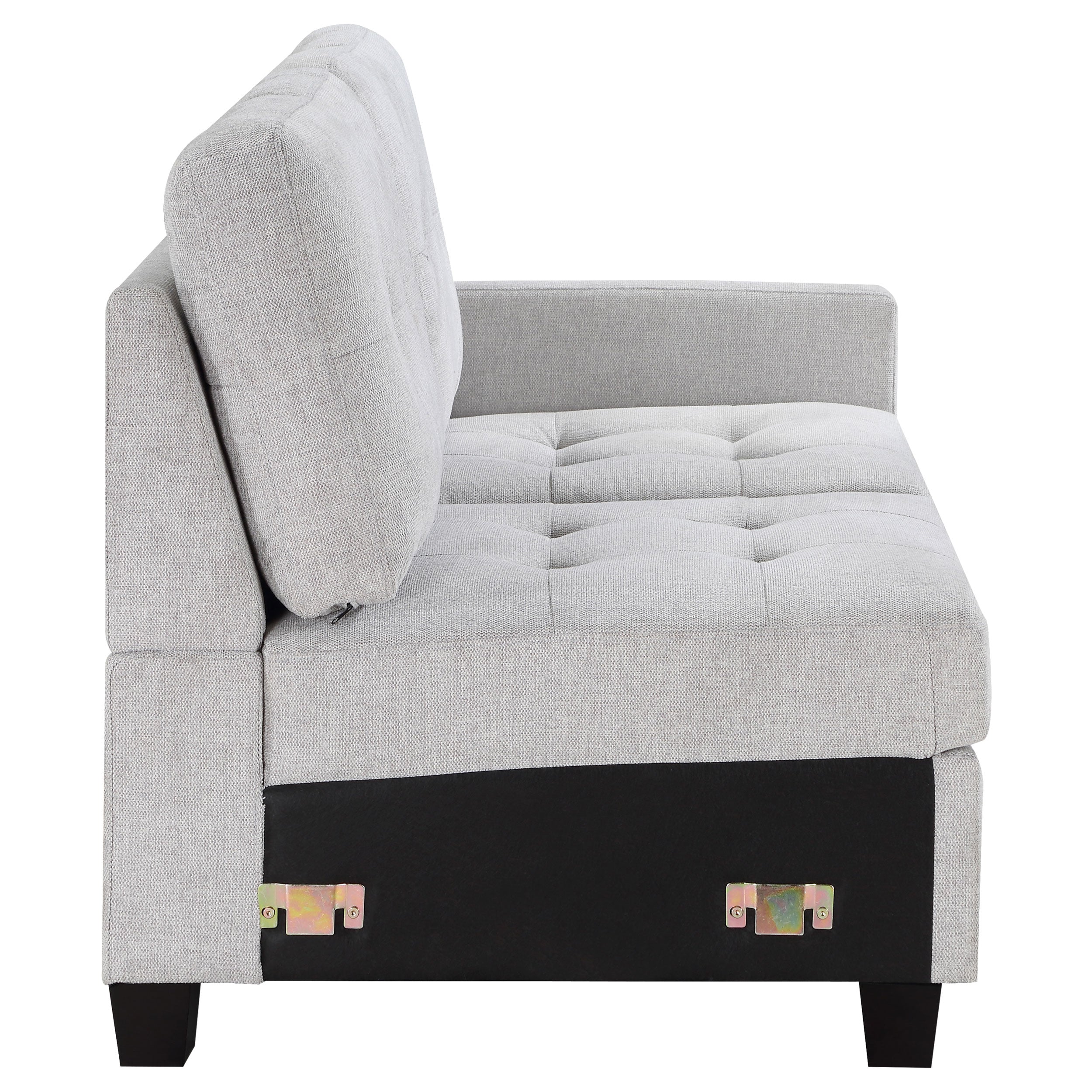Georgina Upholstered Raf Chair Steel Beige - MyWaynesHome #
