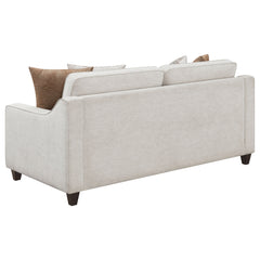 Christine 3-piece Upholstered Sloped Arm Sofa Set Beige - MyWaynesHome #