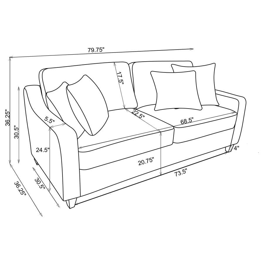 Christine Beige Sofa - MyWaynesHome #