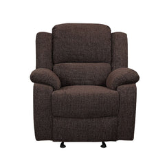 Madden - Motion Glider Recliner - Brown Chenille