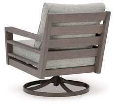 Hillside Barn - Swivel Lounge W/ Cushion - Gray / Brown