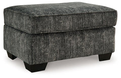 Lonoke - 2 Pc. - Chair And A Half, Ottoman - Gunmetal
