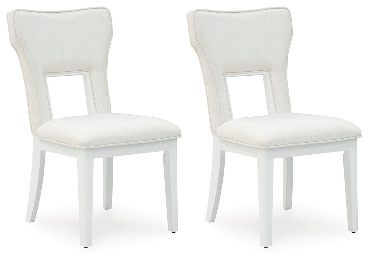Chalanna - Dining Upholstered Side Chair (Set of 2) - White