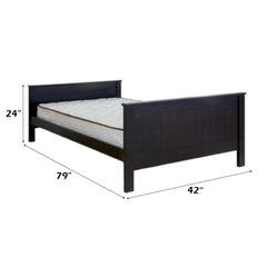 Willoughby - Twin Bed - Black