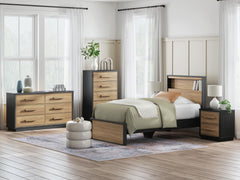 Kozmour - Bookcase Complete Bed Frame