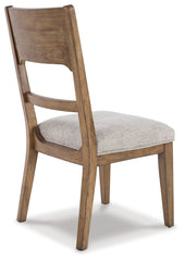 Cabalynn - Dining Uph Side Chair (Set of 2) - Oatmeal / Light Brown