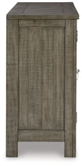 Krystanza - Dining Room Server - Weathered Gray
