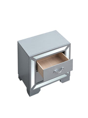 Murry - Nightstand - Silver