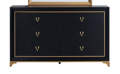 Kramer - Dresser - Black / Gold