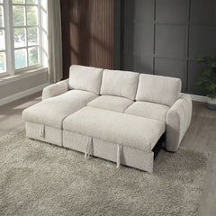 Nuriel - Reversible Sectional Sofa With Sleeper & Storage