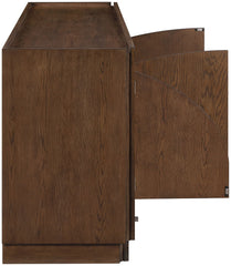 Everson - Oak Veneer And Solid Wood Sideboard/Buffet - Brown