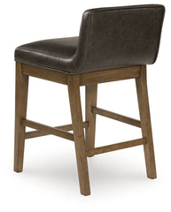 Cabalynn - Upholstered Barstool (Set of 2) - Two-tone Brown