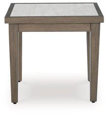 Rainier Ranch - Square End Table - Brown / Beige