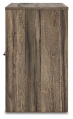 Elbrim - One Drawer Night Stand - Brown