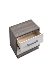 Aberdeen - Nightstand - Gray / Oak