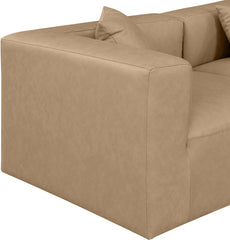 Cube - Modular 4 Piece Sofa - Tan