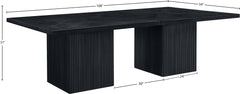Belinda - Wood Modular Dining Table - Black
