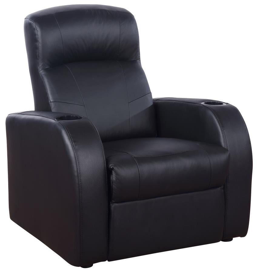 Cyrus Black 9 Pc Theater Seating (5r) - MyWaynesHome #
