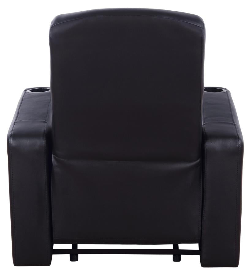 Cyrus Black 9 Pc Theater Seating (5r) - MyWaynesHome #