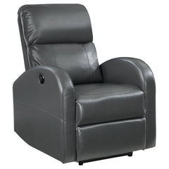 Grant Upholstered Power Recliner Chair Grey - MyWaynesHome #
