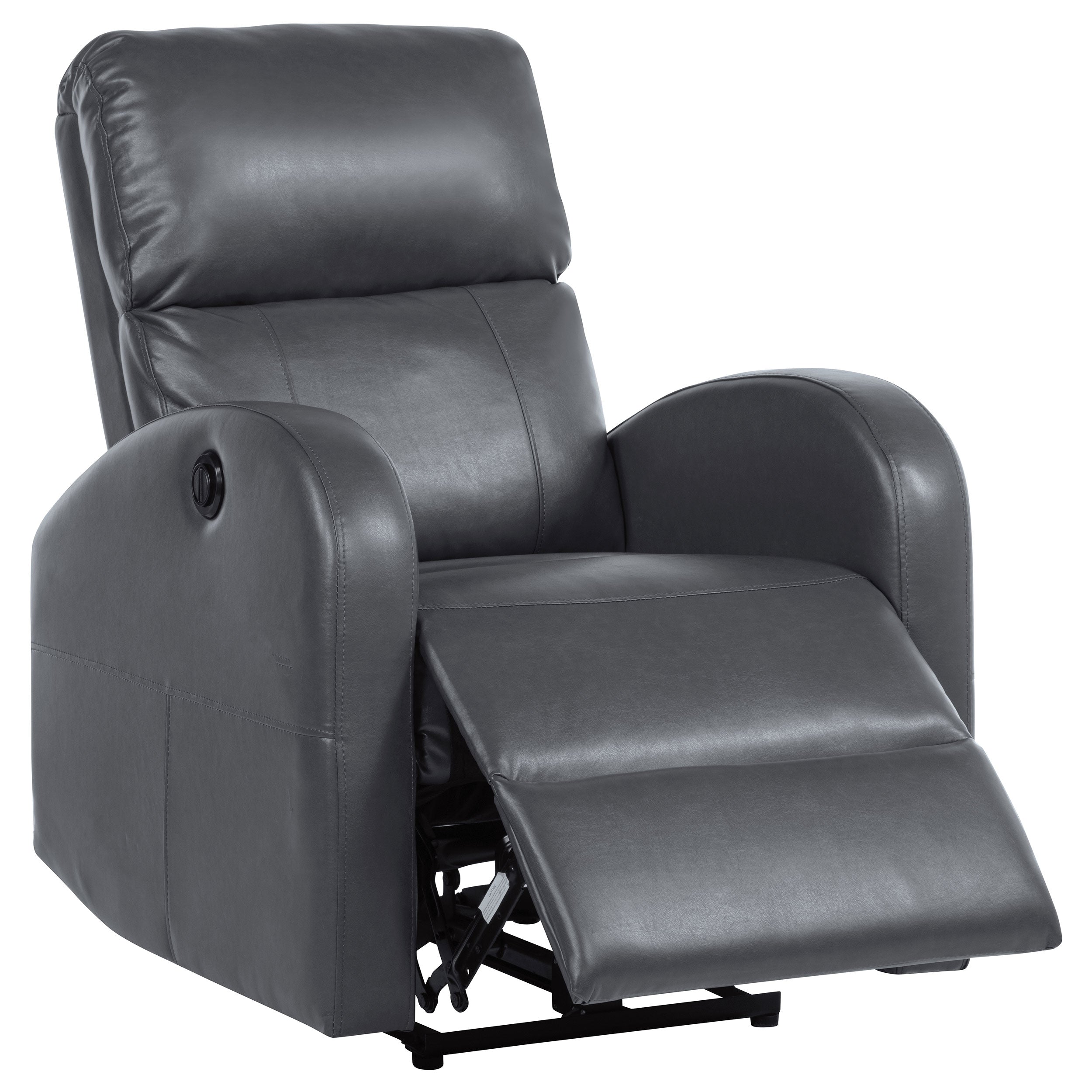 Grant Upholstered Power Recliner Chair Grey - MyWaynesHome #