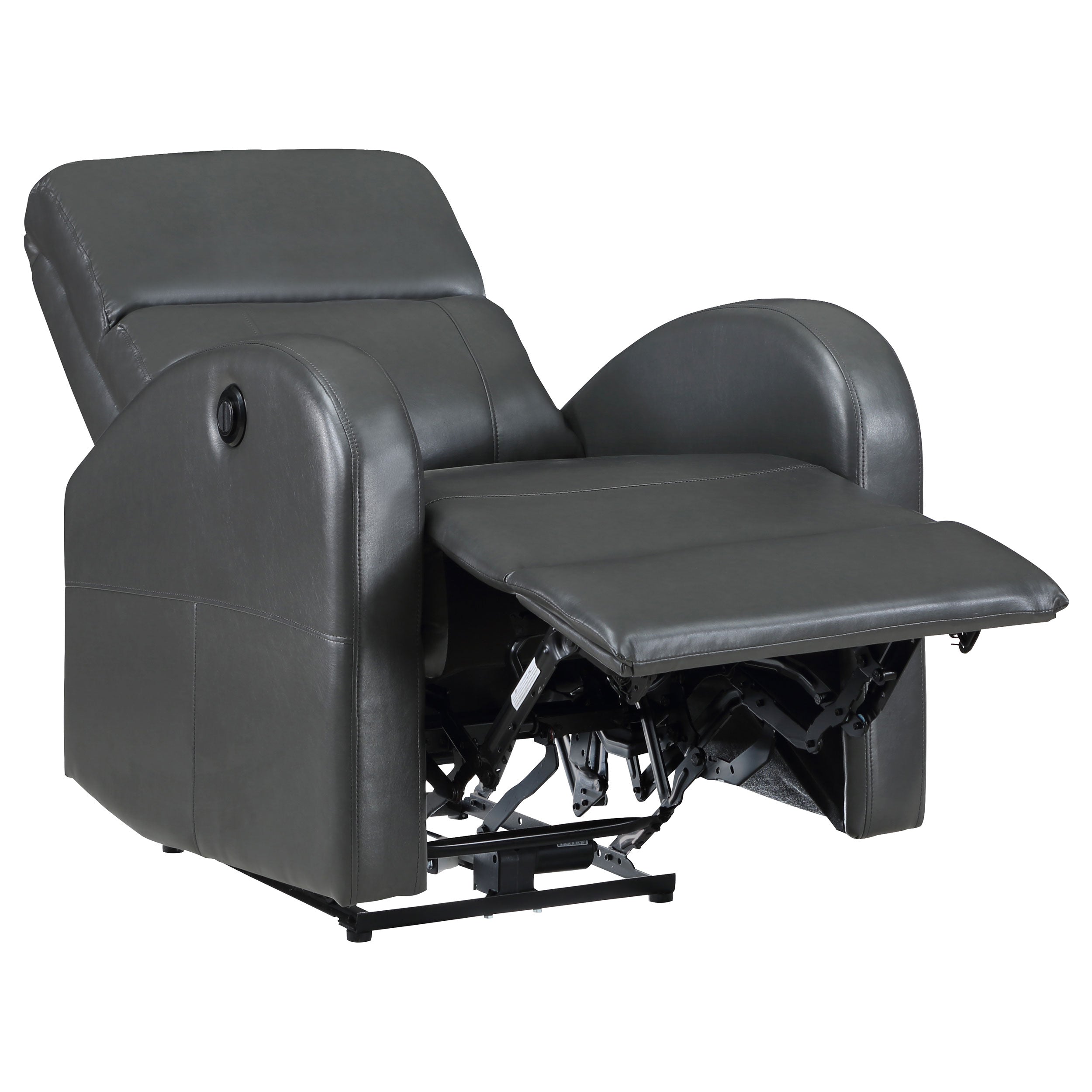 Grant Upholstered Power Recliner Chair Grey - MyWaynesHome #