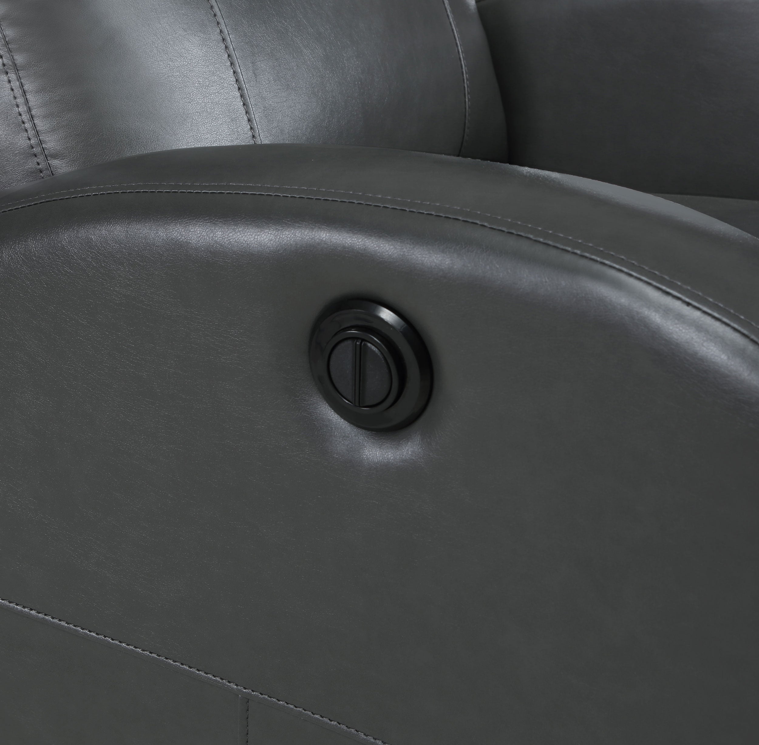 Grant Upholstered Power Recliner Chair Grey - MyWaynesHome #