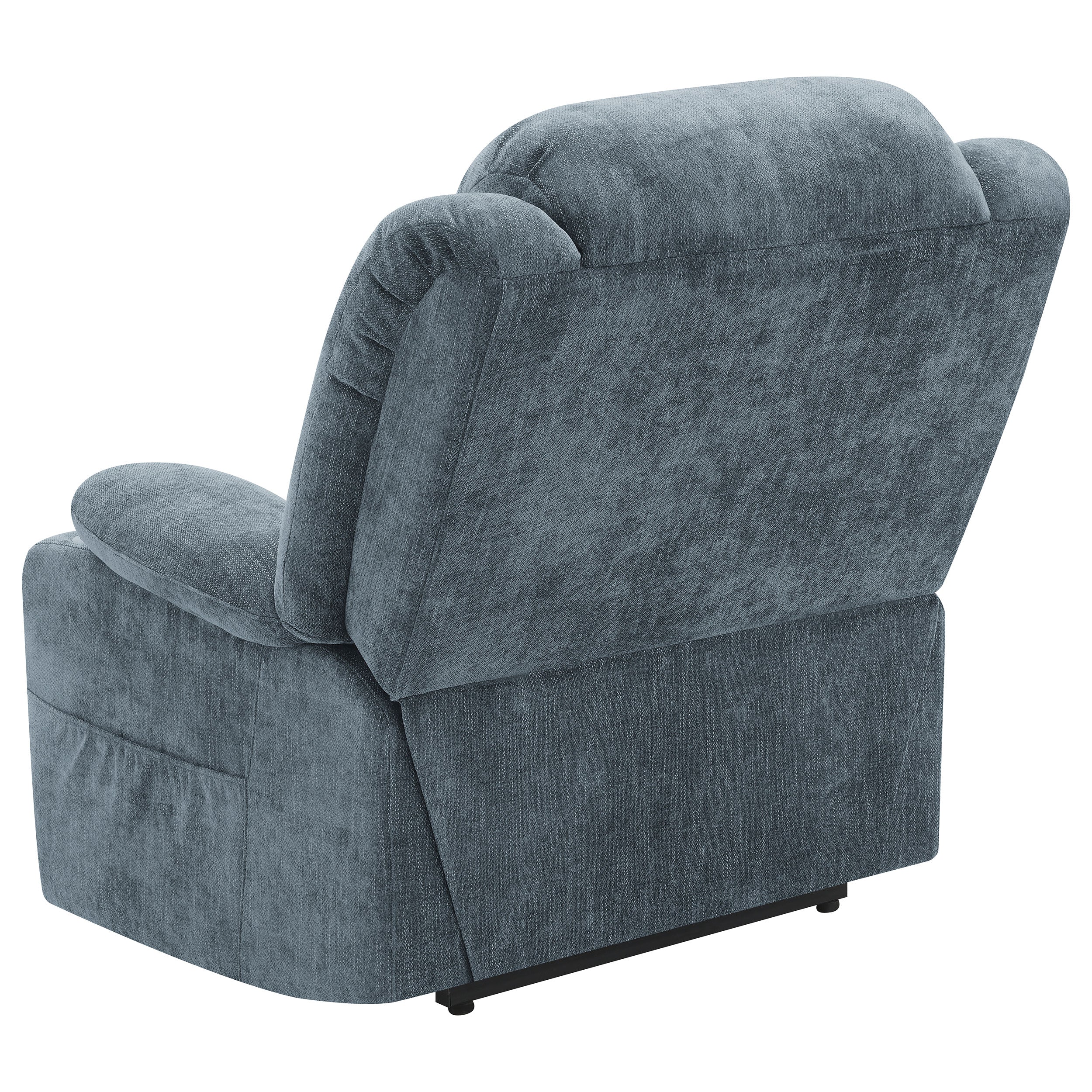 Houston Upholstered Power Lift Recliner Slate Blue - MyWaynesHome #