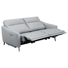 Derek Grey 3 Pc Power Sofa Set - MyWaynesHome #