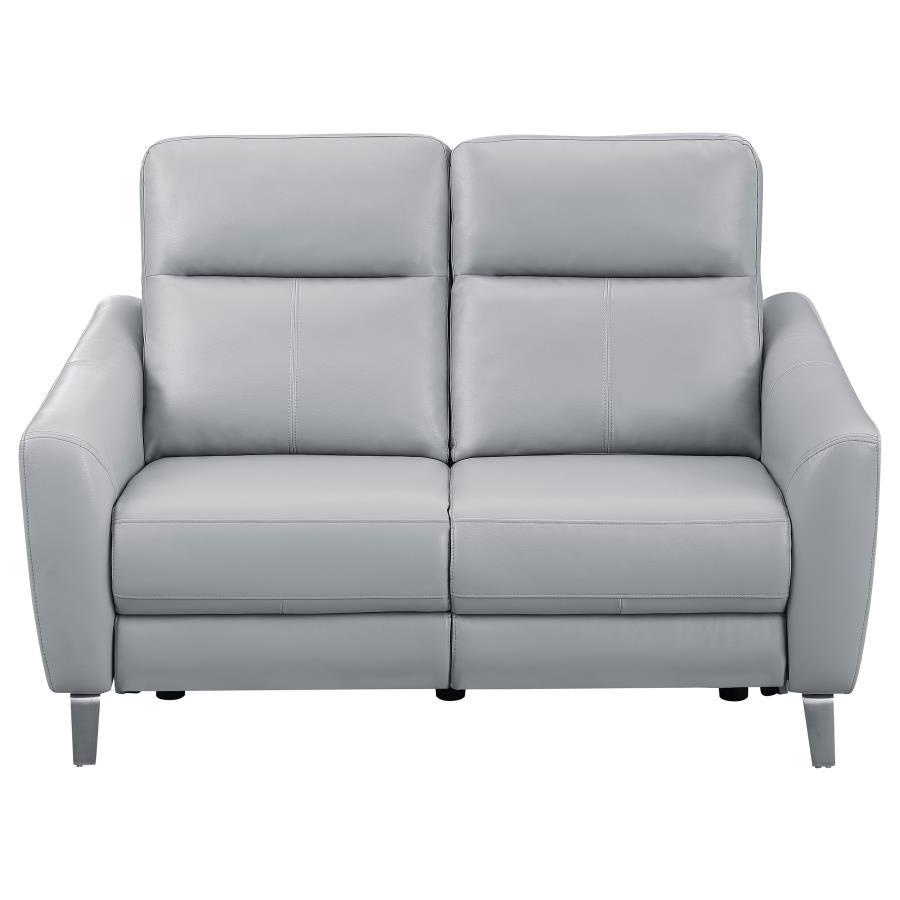 Derek Grey 3 Pc Power Sofa Set - MyWaynesHome #