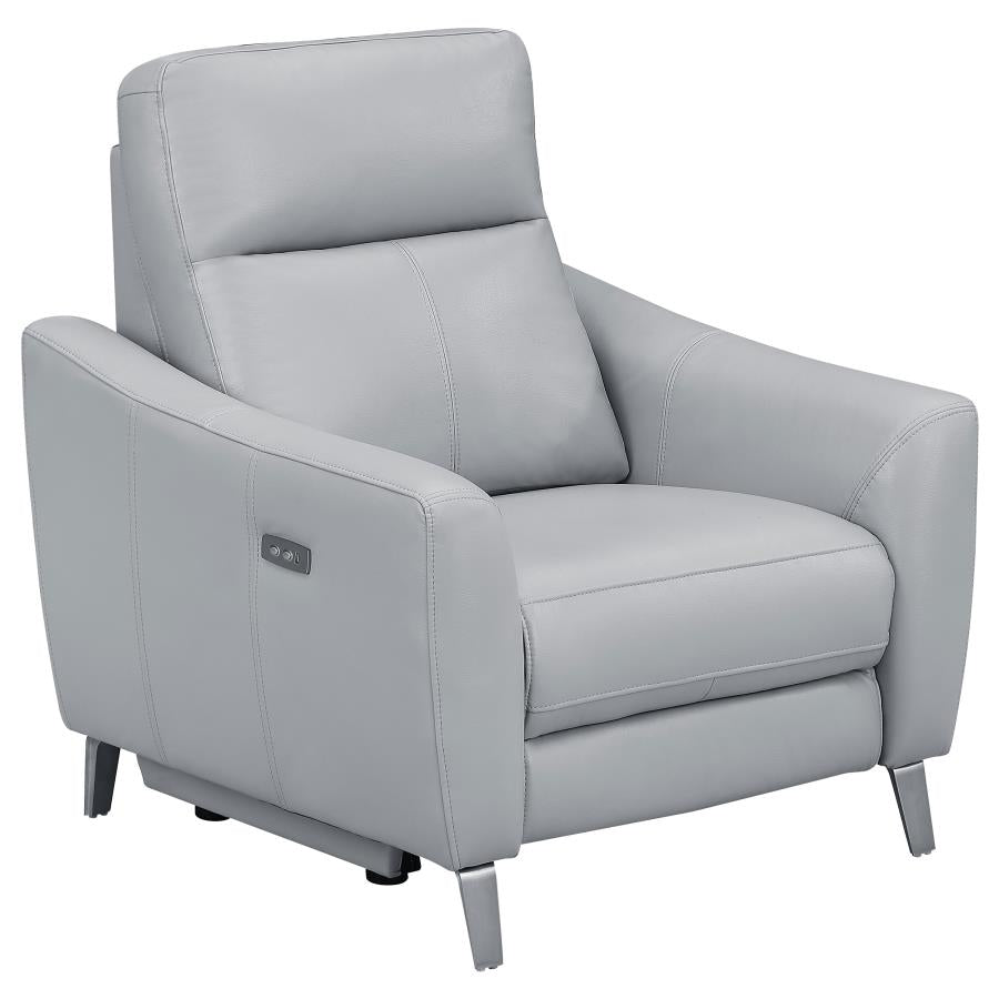 Derek Grey 3 Pc Power Sofa Set - MyWaynesHome #