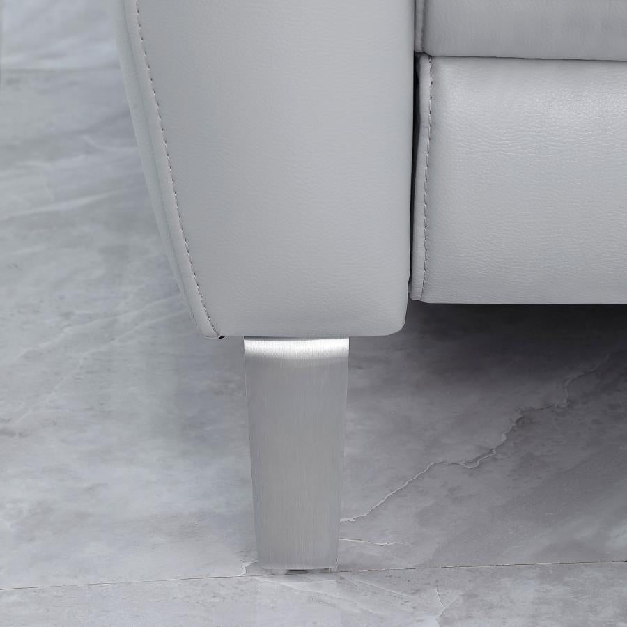 Derek Grey Power Sofa - MyWaynesHome #