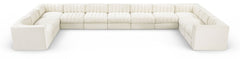Rummi - Velvet Performance Fabric Upholstered 11 Piece Modular Sectional