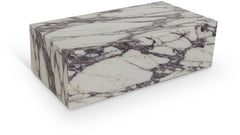 Bolzano - Marble Coffee Table - White / Gray