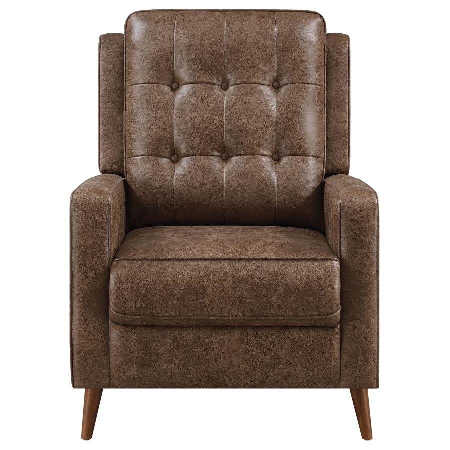 Davidson Brown Push Back Recliner - MyWaynesHome #