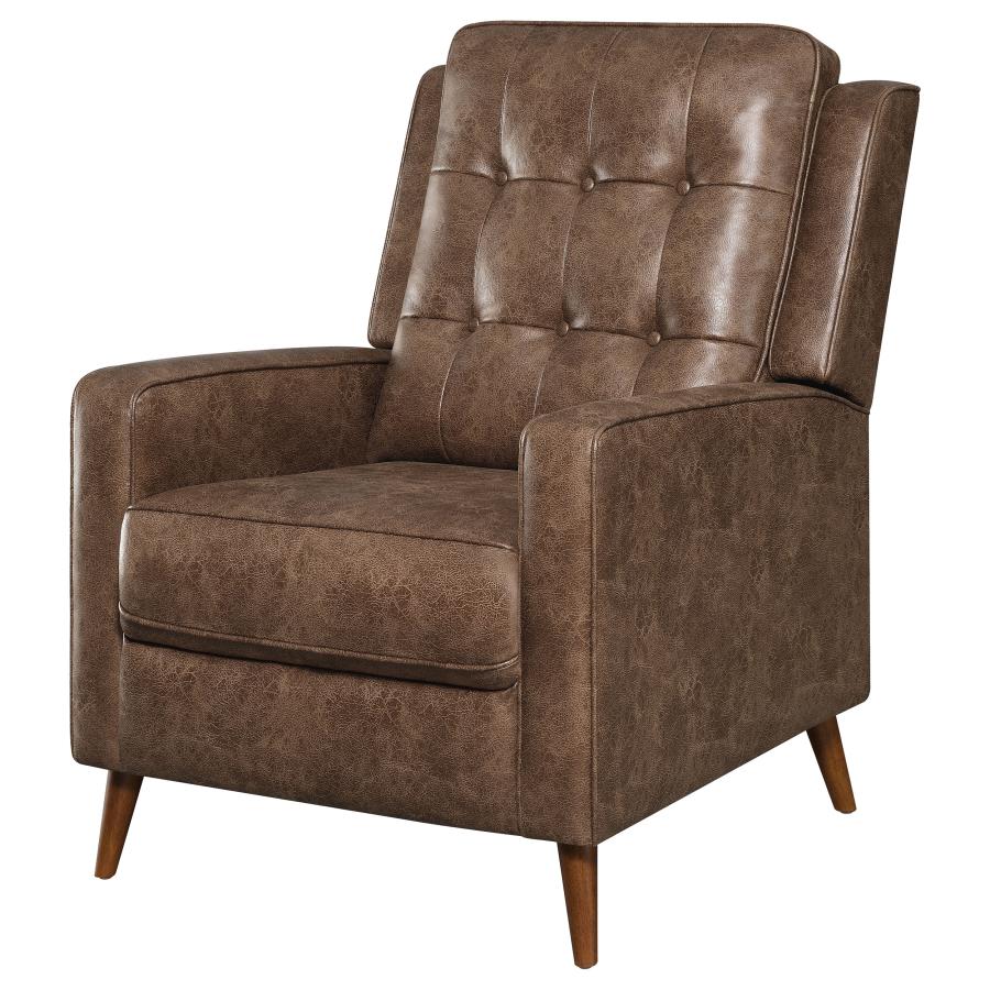 Davidson Brown Push Back Recliner - MyWaynesHome #