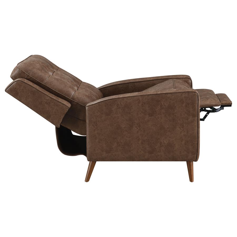 Davidson Brown Push Back Recliner - MyWaynesHome #