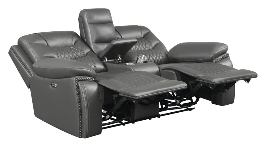 Flamenco Grey Power Loveseat - MyWaynesHome #
