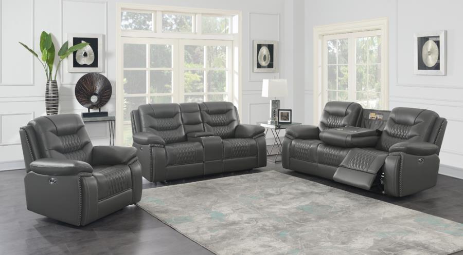 Flamenco Grey Power Loveseat - MyWaynesHome #