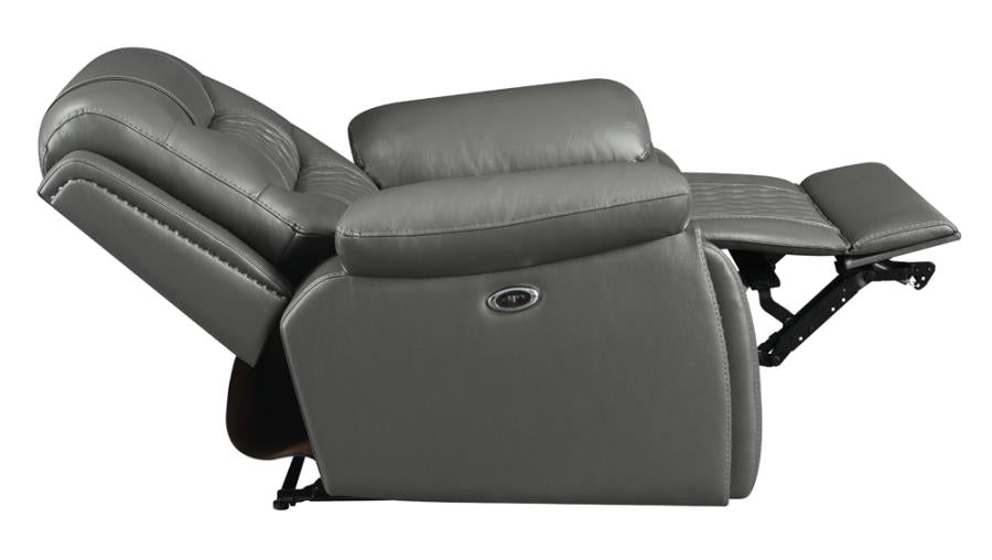 Flamenco Grey Power Recliner - MyWaynesHome #