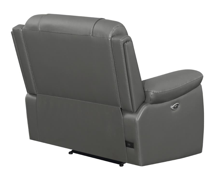 Flamenco Grey Power Recliner - MyWaynesHome #